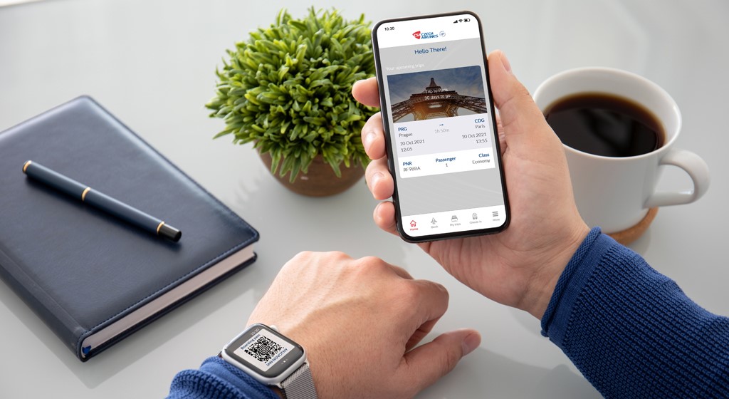 Czech Airlines Advertising Banner - Mobile Application